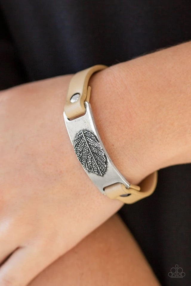 Take The LEAF - Brown Paparazzi Bracelet