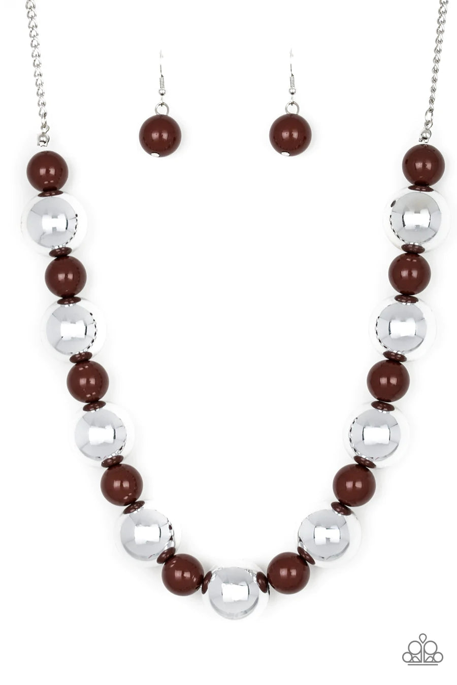 Top Pop - Brown Paparazzi Necklace