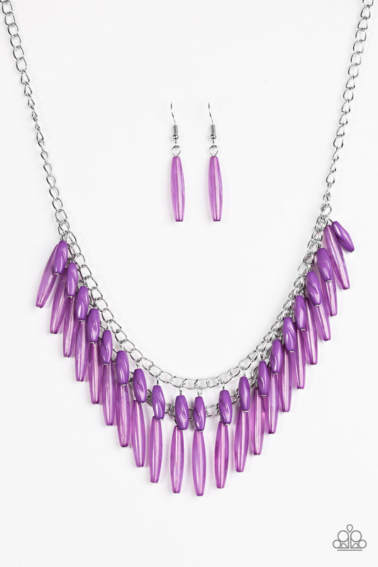 Speak Of The Diva - Purple Necklace