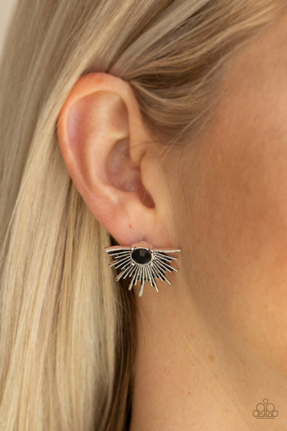 Starry Light - Black Post Earring