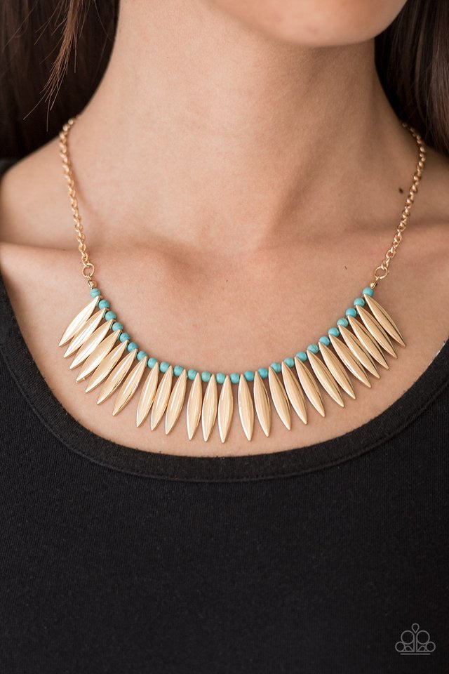 Tameless Tigress - Gold Necklace