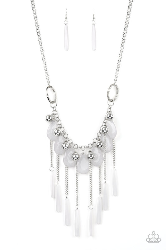 Roaring Riviera - Silver Necklace