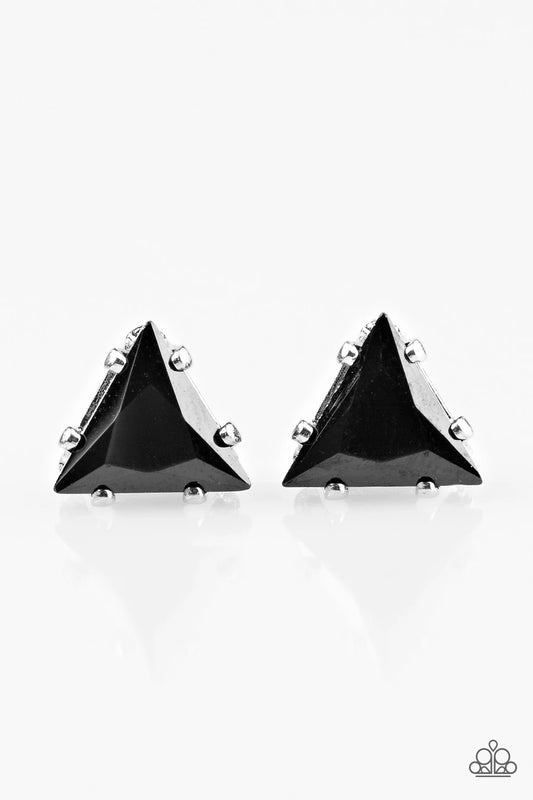 Prismatic Shine - Black Paparazzi Earring