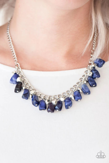 Rocky Shores - Blue Necklace