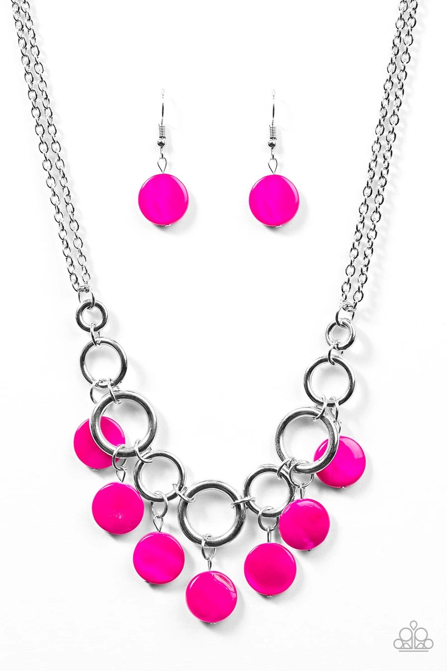 Coastal Adventure - Pink Paparazzi Necklace