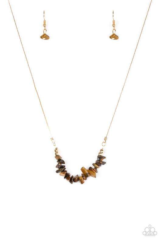 Back To Nature - Brown Paparazzi Necklace