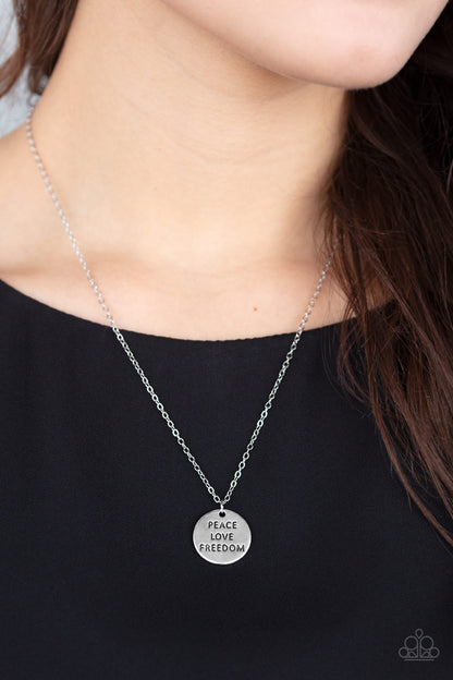 Freedom Isn’t Free - Silver Necklace