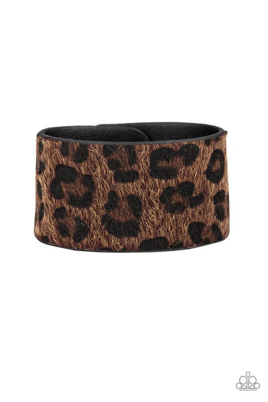 Cheetah Cabana - Brown Paparazzi Bracelet