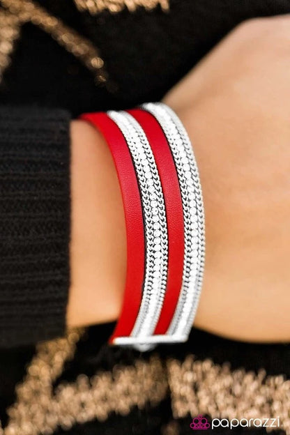 Flash Mob Fashion - Red Bracelet