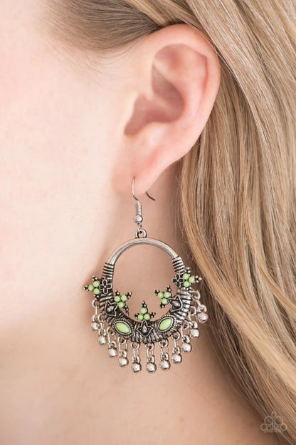 Musical Mantras - Green Earring