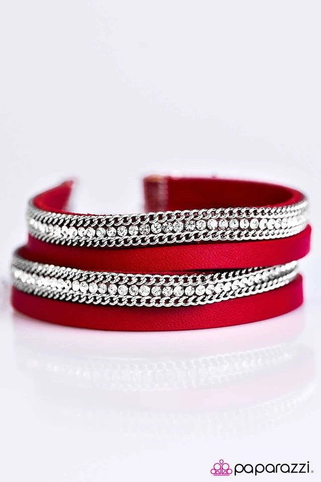 Flash Mob Fashion - Red Bracelet