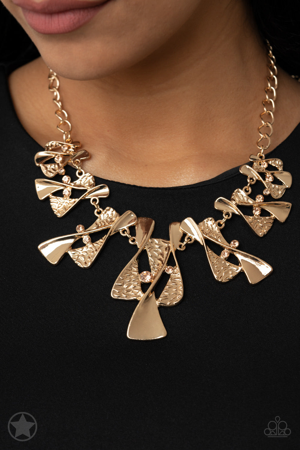 The Sands Of Time - Gold Paparazzi Necklace