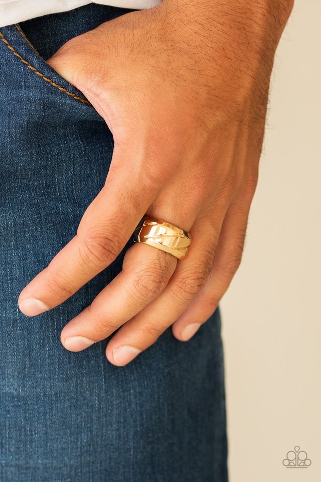 Sideswiped - Gold Ring