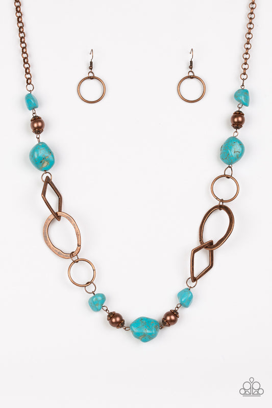 That’s TERRA-ific! - Copper/Blue Necklace