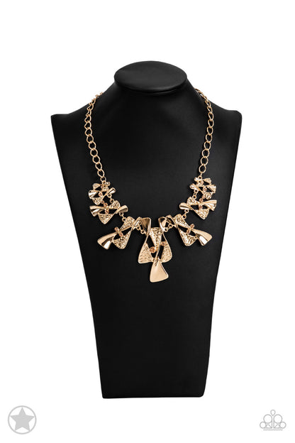 The Sands Of Time - Gold Paparazzi Necklace