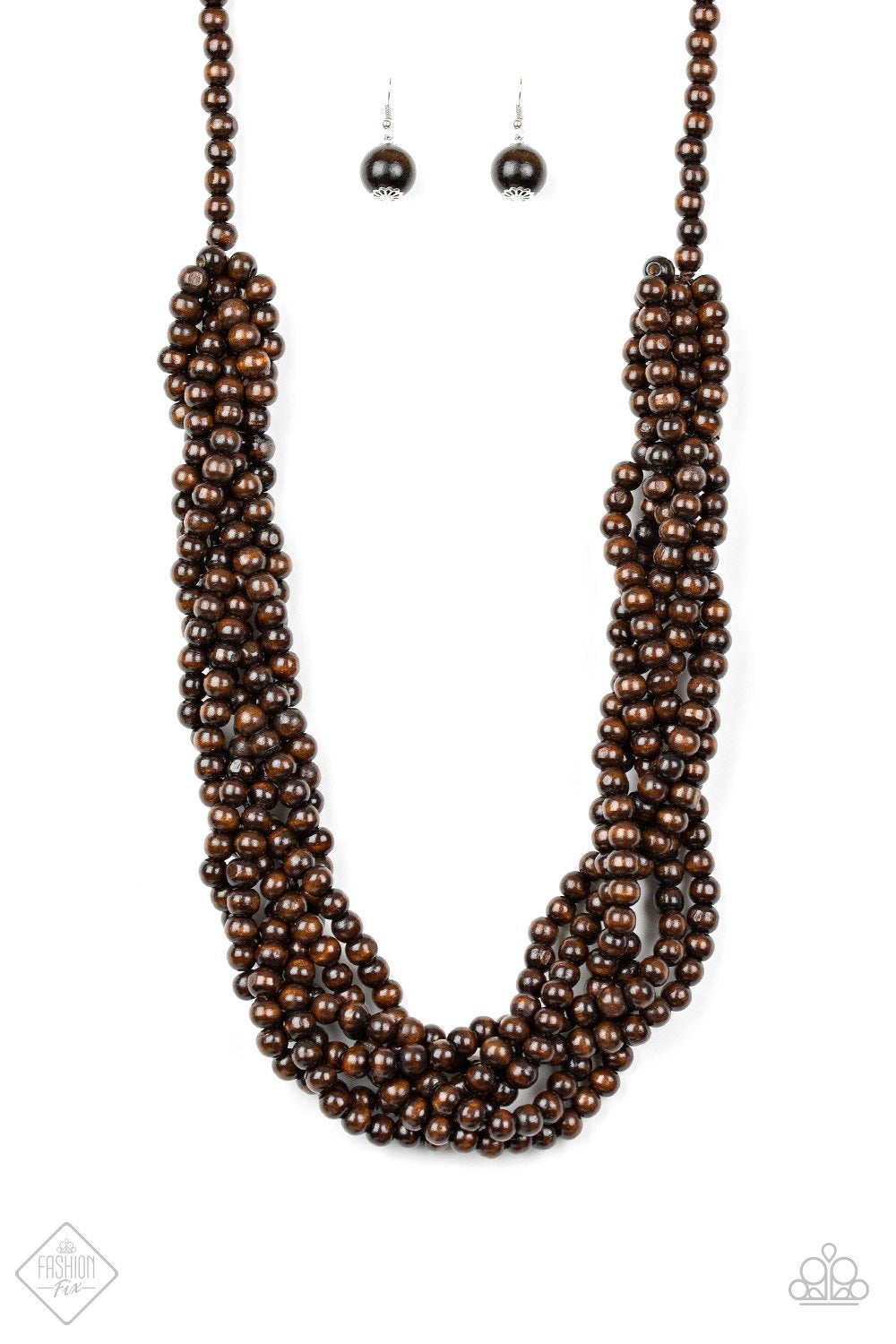 Tahiti Tropic - Brown Paparazzi Necklace