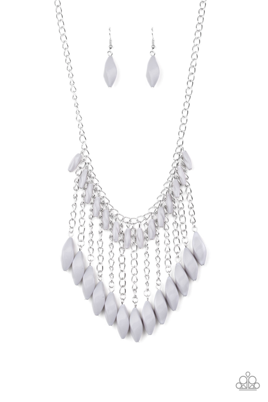 Venturous Vibes - Silver Necklace