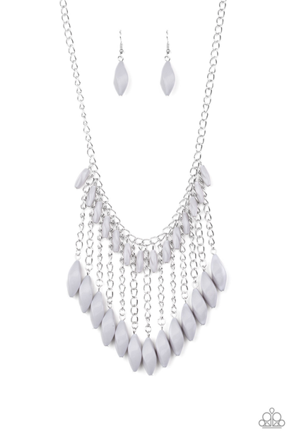 Venturous Vibes - Silver Necklace