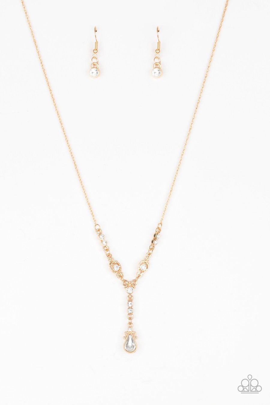 Diva Dazzle - Gold Paparazzi Necklace