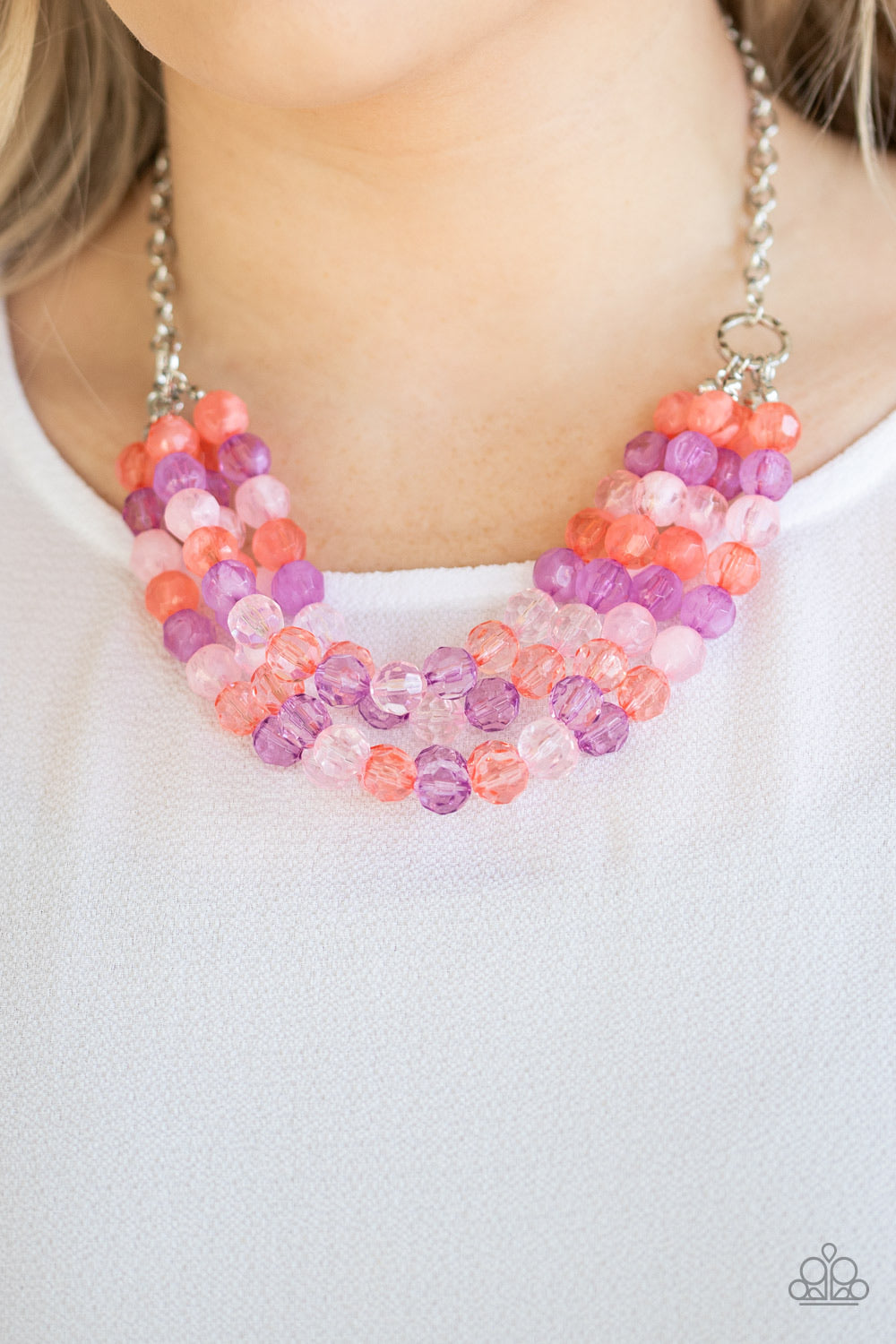 Summer Ice - Multi Paparazzi Necklace