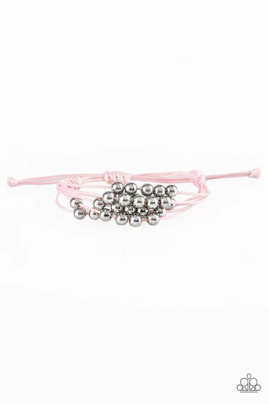 Without Skipping A BEAD - Pink Bracelet