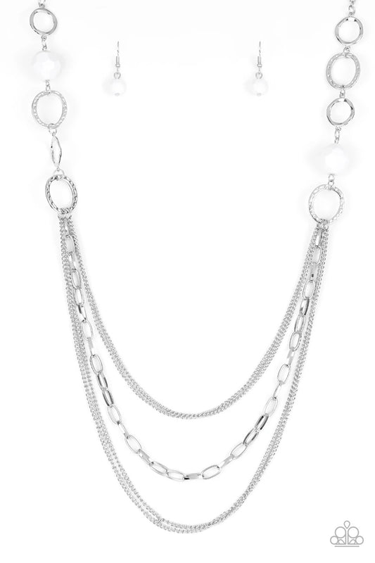 Margarita Masquerades - White Necklace