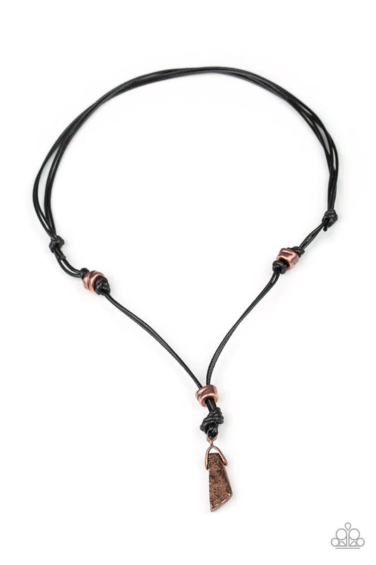 Midnight Meteorite - Copper Necklace