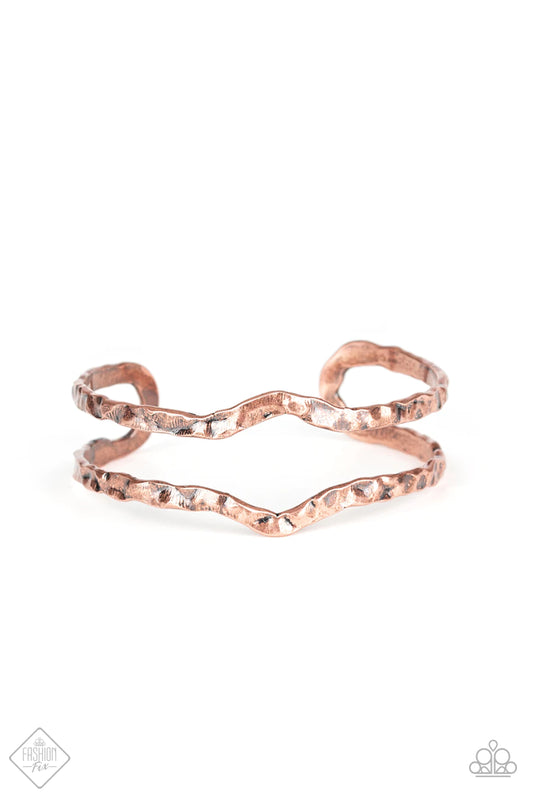 Rustic Ruler - Copper Paparazzi Bracelet