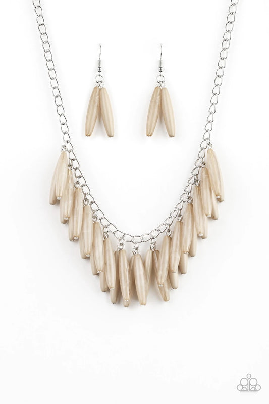 Full Of Flavor - Brown Paparazzi Necklace