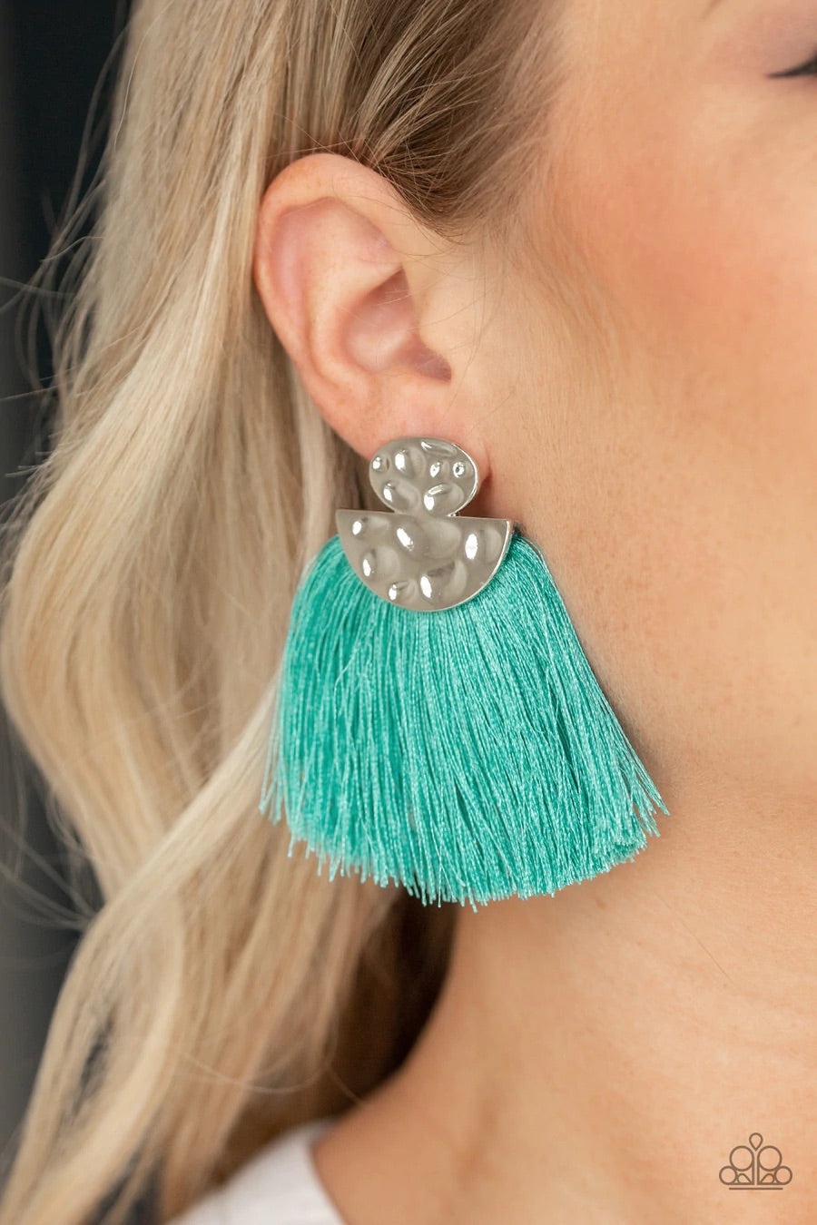 Make Some PLUME - Blue Post Earring