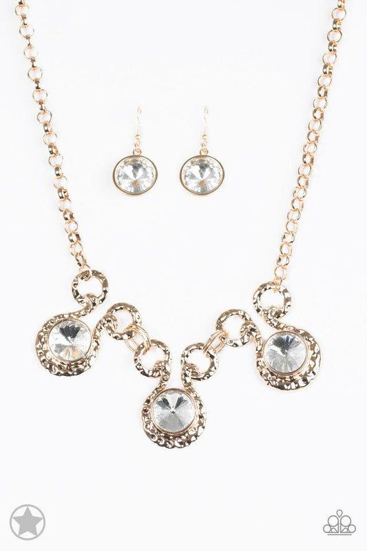 Hypnotized - Gold Paparazzi Necklace