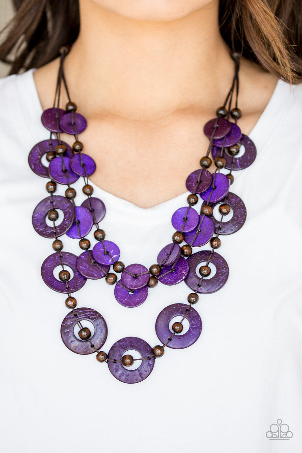 Catalina Coastin - Purple Necklace