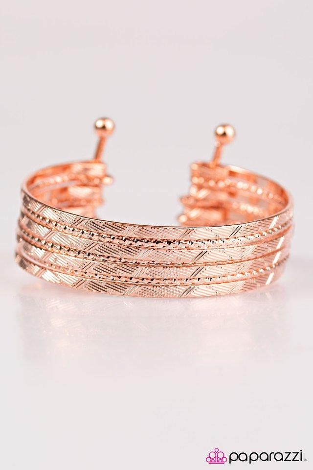 When In Waikiki - Copper Paparazzi Bracelet