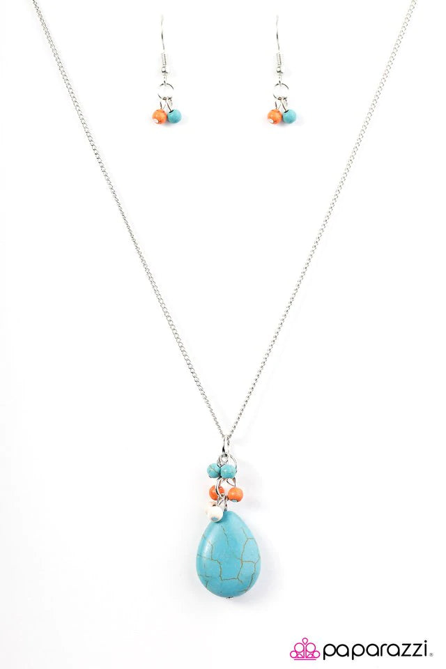 Here Comes The Rain - Multi Paparazzi Necklace