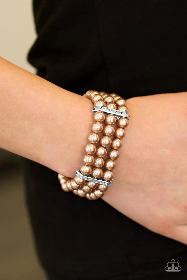 Royal Wedding - Brown Paparazzi Bracelet