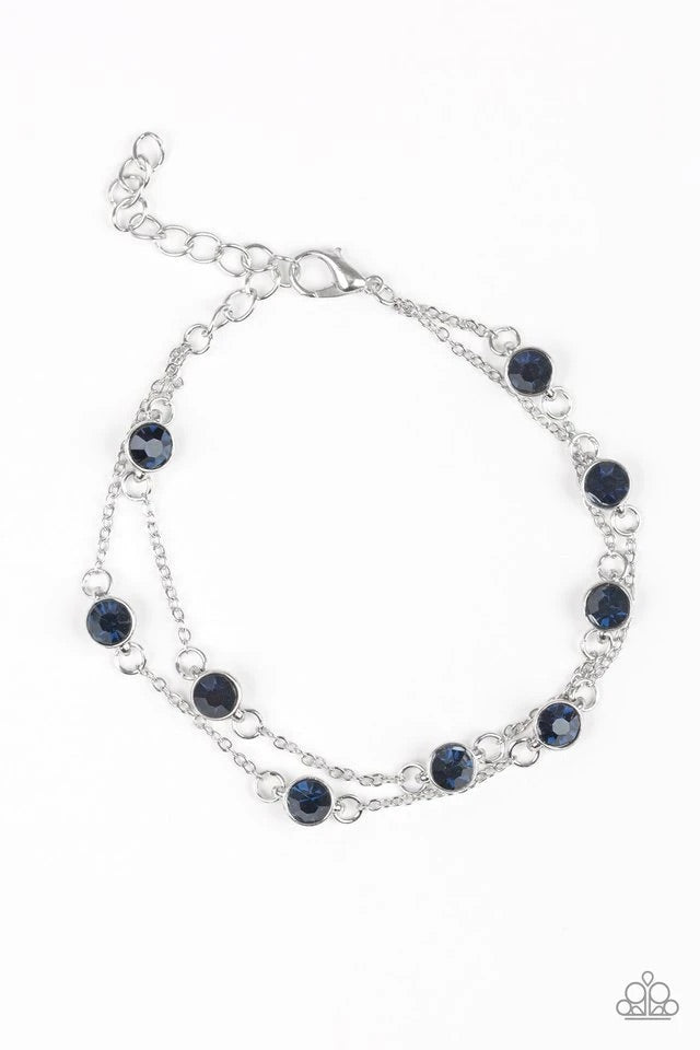 Spotlight Starlight - Blue Paparazzi Bracelet