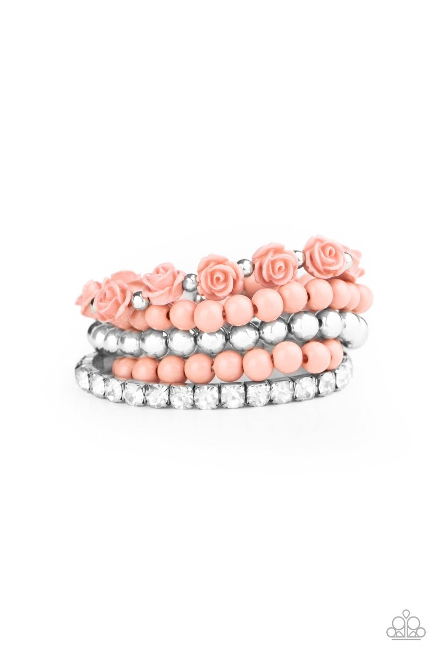 Rose Garden Grandeur - Pink Bracelet