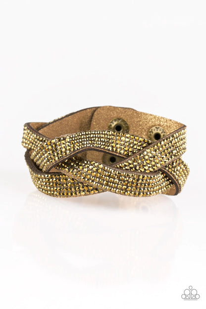 Nice Girls Finish Last - Brass Paparazzi Bracelet