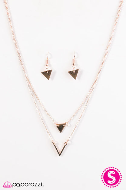 Prove Your Point - Rose Gold Necklace