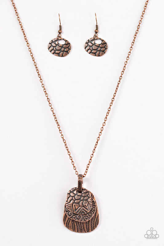 Texture Temptress - Copper Necklace