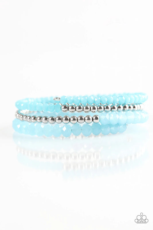 Luminous Luster - Blue Paparazzi Bracelet