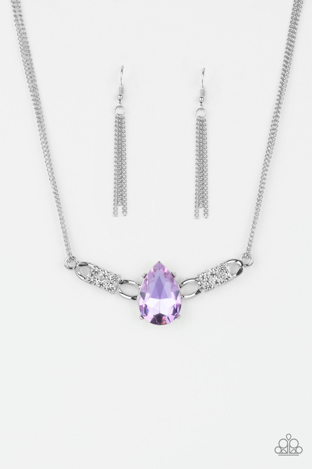 Way To Make An Entrance - Purple Necklace