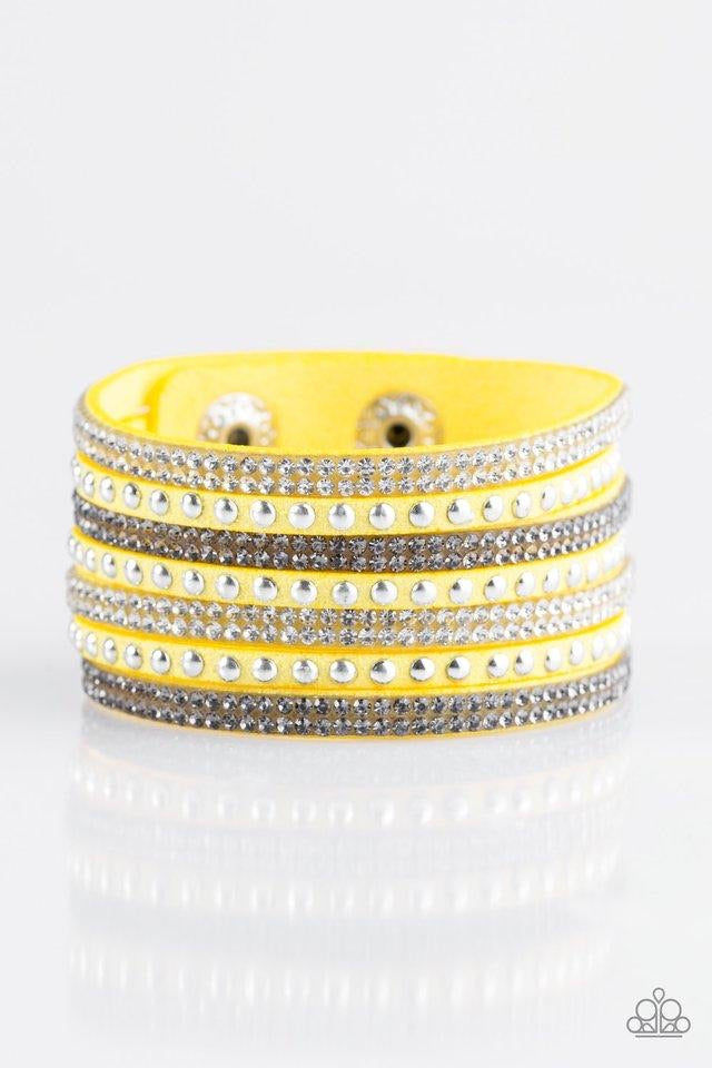 Victory Shine - Yellow Paparazzi Bracelet