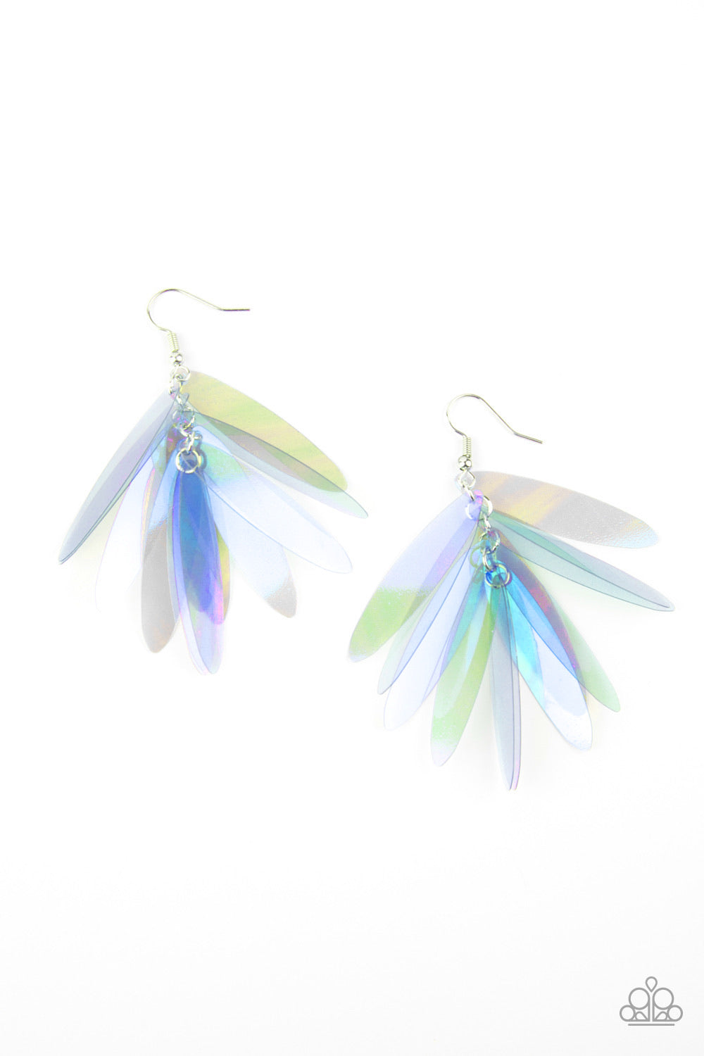 Holographic Glamour - Blue Earring