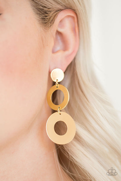 Pop Idol - Gold Post Earring