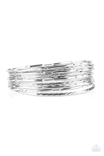 Urban Sprawl - Silver Paparazzi Bracelet