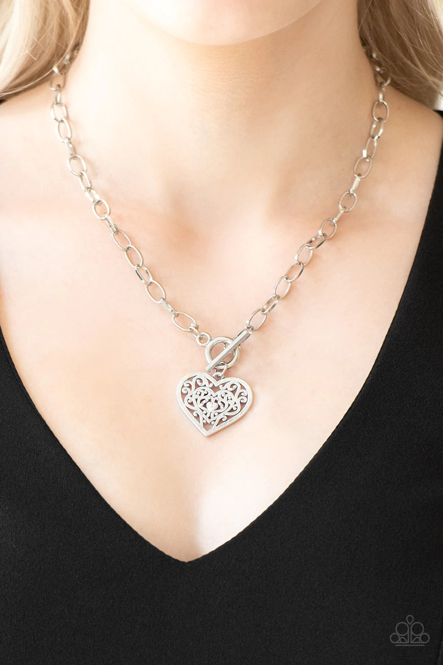 Victorian Romance - Silver Necklace