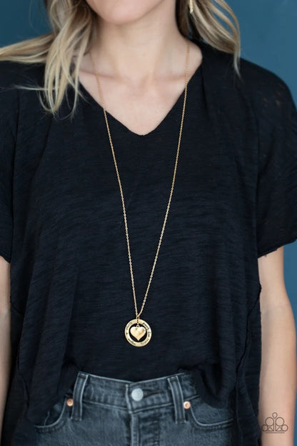 Always A Mother, Forever My Friend - Gold Paparazzi Necklace