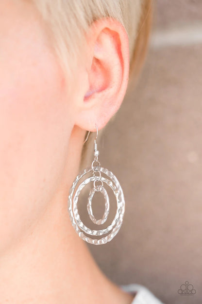 Radical Ripple - Silver Earring