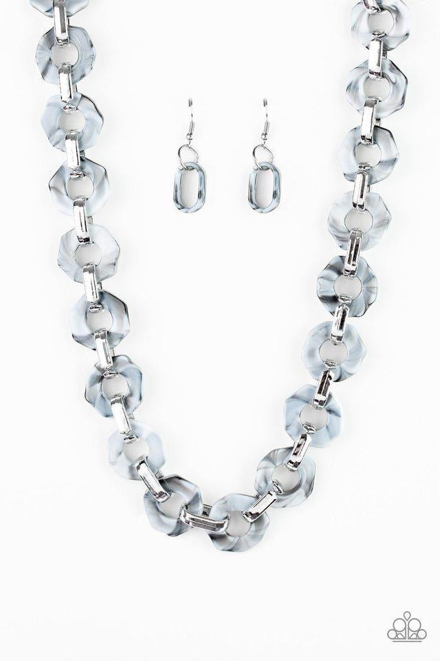 Fashionista Fever - Silver Necklace